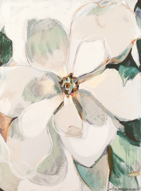 "Bright White Louisiana Magnolia II"