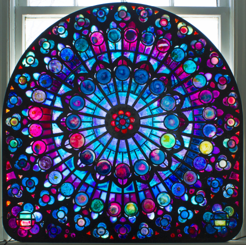 Where Y'Art Works  Rose Window after Notre Dame by Connor McManus