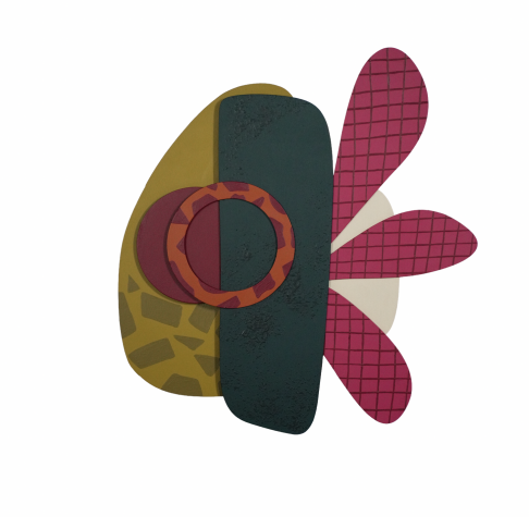 Florescer by Bruna Pétalla | <p>Birchwood Cutout with Acrylic Latex Paint<br>6 layers</p> Florescer