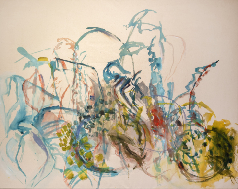 Artwork: Rhizomal <p>Acrylic on raw canvas</p> Rhizomal