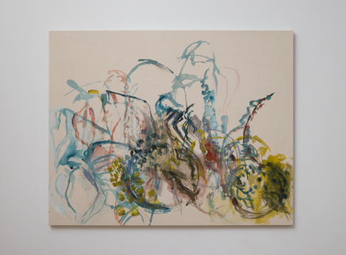 Artwork: Rhizomal <p>Acrylic on raw canvas</p> Rhizomal