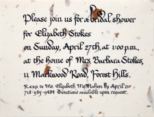 Bridal Shower Invitation / Main Image