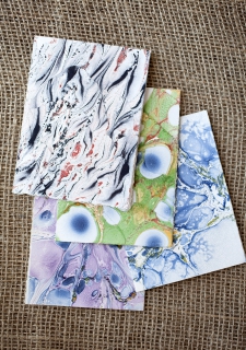 Marbled Note Cards D/ product view