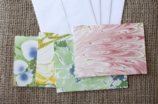 Marbled Note Cards / serpentine / Main Image