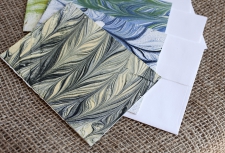 Marbled Note Cards J/ product view