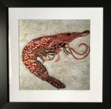 Pink Shrimp ~  Metallic Lustre Fine Art Print / Main Image
