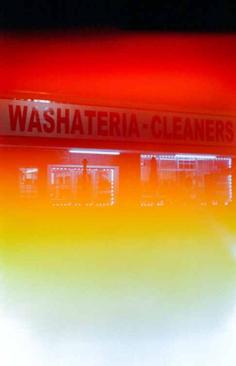 01.07.2021 Light-Leaked Washateria-Cleaners at Night