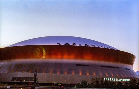 01.21.2022 Caesar's Superdome, in New Orleans During Dawn
