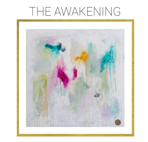 The Awakening - Archival Print of Mixed Media Abstract on Canvas