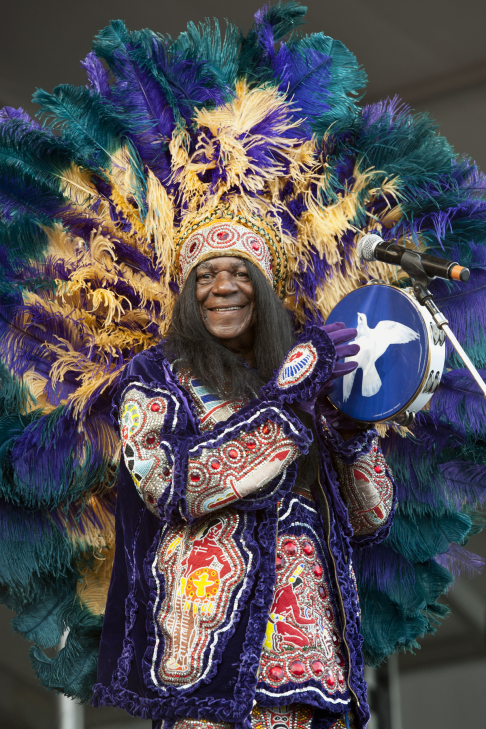 Big Chief Monk Boudreaux - Jazz Fest 2012