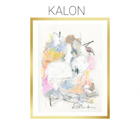 Kalon - Archival Print of Mixed Media Abstract on Watercolor Paper