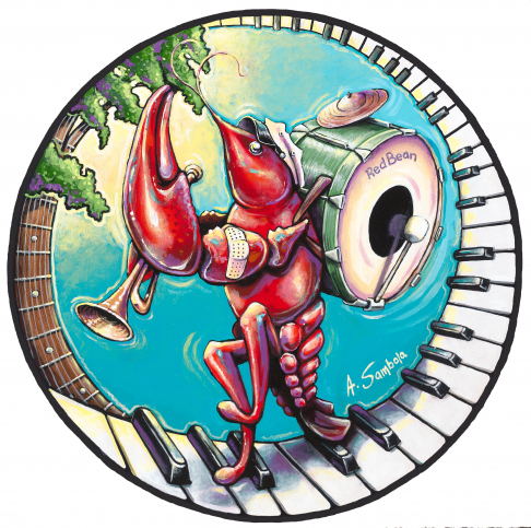 RedBean the Crawfish for Bring Back Louisiana
