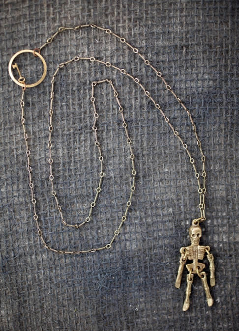 Tiny Dancer Skeleton Key Necklace