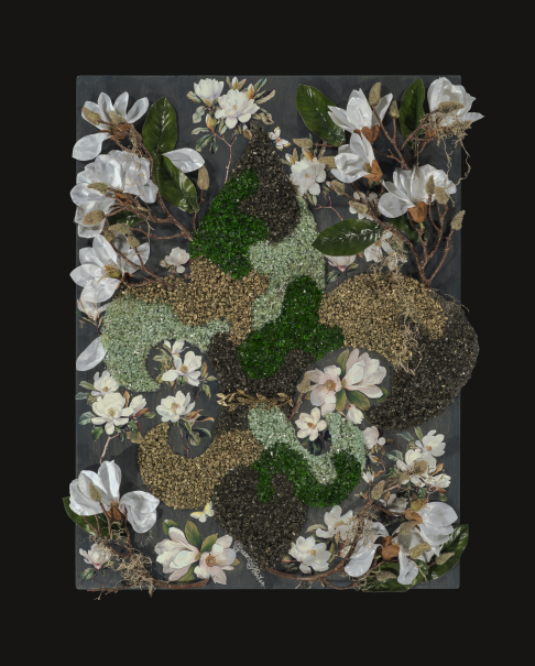 Camouflage Glass Fleur De Lis