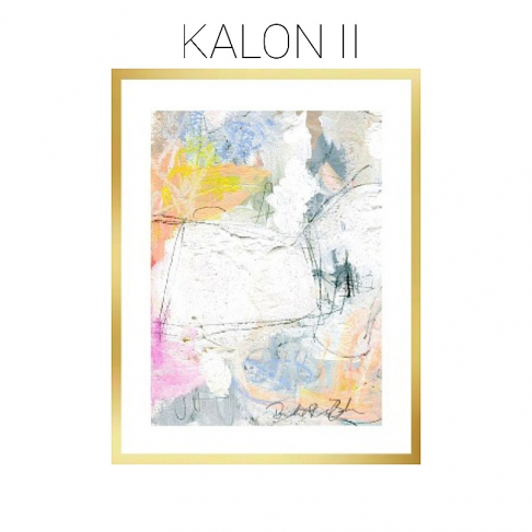 Kalon II - Archival Print of Mixed Media Abstract on Watercolor Paper