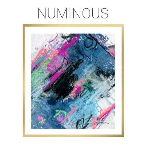 Numinous - Archival Print of Mixed Media Abstract on Watercolor Paper