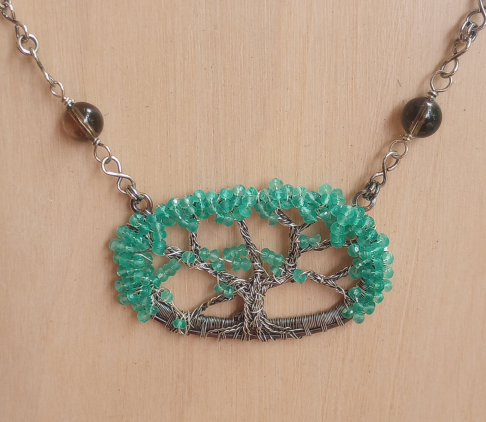 Live Oak Necklace - Green Onyx