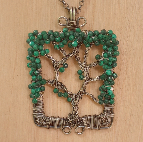 Live Oak Necklace - Malachite