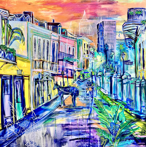New Orleans Street Scene Mashup
