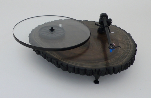 Audiowood Black Barky Turntable