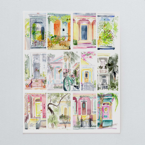 Doors of New Orleans - special edition print