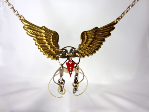 Kinetic Owl Necklace