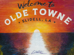 Slidell Mural - Welcome to Olde Towne Slidell LA