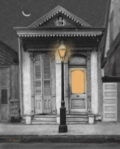 French Quarter Lamp Light