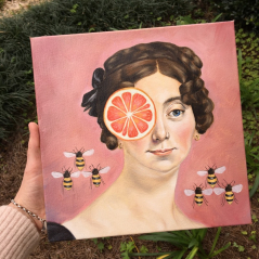 Madame Leblanc with Bees