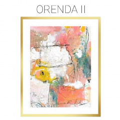 Orenda II - Archival Print of Mixed Media Abstract on Watercolor Paper