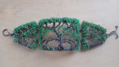 Audubon Park Tree of Life - Panoramic Cuff Bracelet
