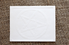 Embossed Notecards - Pentagram