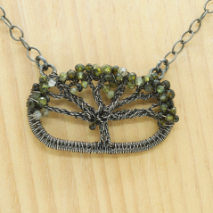 Oak Tree Necklace