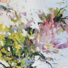 The Leaves Themselves Had Voices I - Floral Abstract