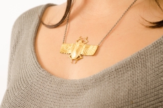 Winged Scarab Necklace