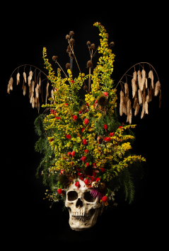Skull Bouquet - Black