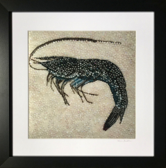 Gulf Shrimp ~  Metallic Lustre Fine Art Print