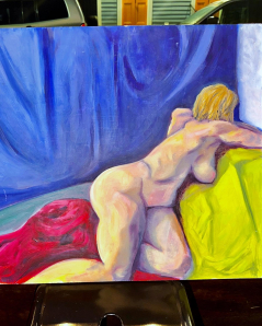 Nude with Primary Colors