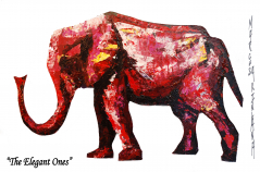 The Elegant Ones - Red Elephant
