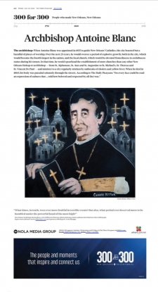 Archbishop Antoine Blanc / Nola.com article