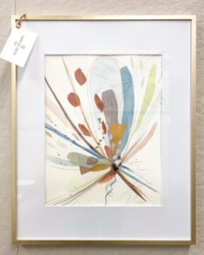 Framed Abstract Watercolor Floral / Main Image