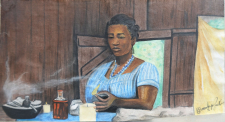 Anne Pray for Smoke Special Edition Print Framed
