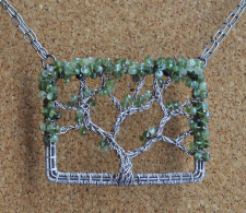 Oak Tree Necklace - Tourmaline / Main Image