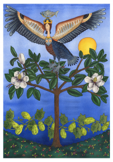 Louisiana Mythology : Brown Pelican Alkonost / Main Image