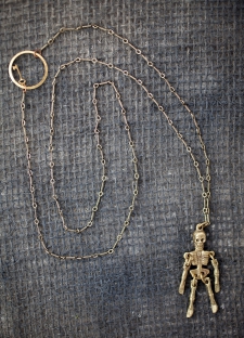 Tiny Dancer Skeleton Key Necklace / Main Image