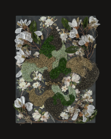Camouflage Glass Fleur De Lis / Main Image