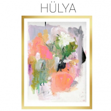 Hulya - Archival Print of Mixed Media Abstract on Watercolor Paper / Main Image