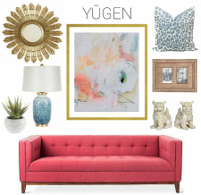 Yugen - Archival Print of Mixed Media Abstract on Watercolor Paper