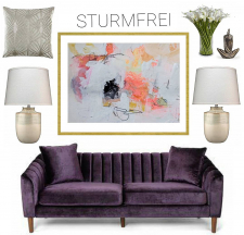 Sturmfrei - Archival Print of Mixed Media Abstract on Watercolor Paper