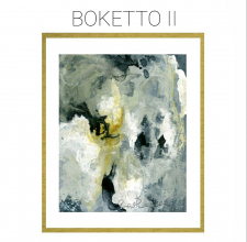 Boketto II - Archival Print of Mixed Media Abstract on Watercolor Paper / Main Image
